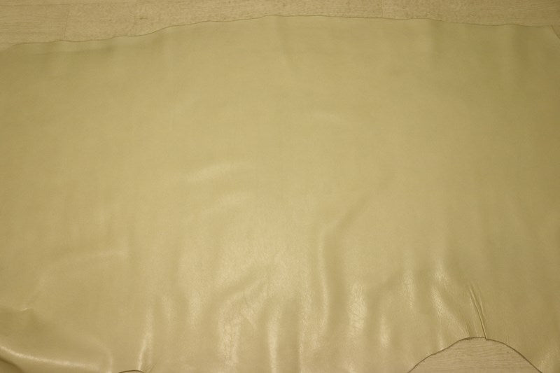 ds28円！[アイボリー]新入荷 国産 牛革 姫路レザー クロム革 スムース加工 200ds