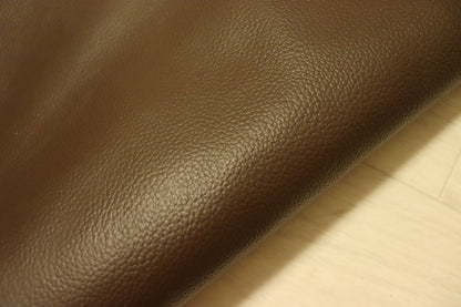 ds28円！[オリーブブラウン]新入荷 国産 牛革 姫路レザー クロム革 シボ型押し 顔料仕上げ 200ds