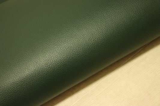 ds28円！[ダークグリーン]新入荷 国産 牛革 姫路レザー クロム革 シボ型押し 顔料仕上げ 200ds