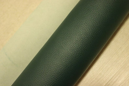 ds28円！[ダークグリーン]新入荷 国産 牛革 姫路レザー クロム革 シボ型押し 顔料仕上げ 200ds