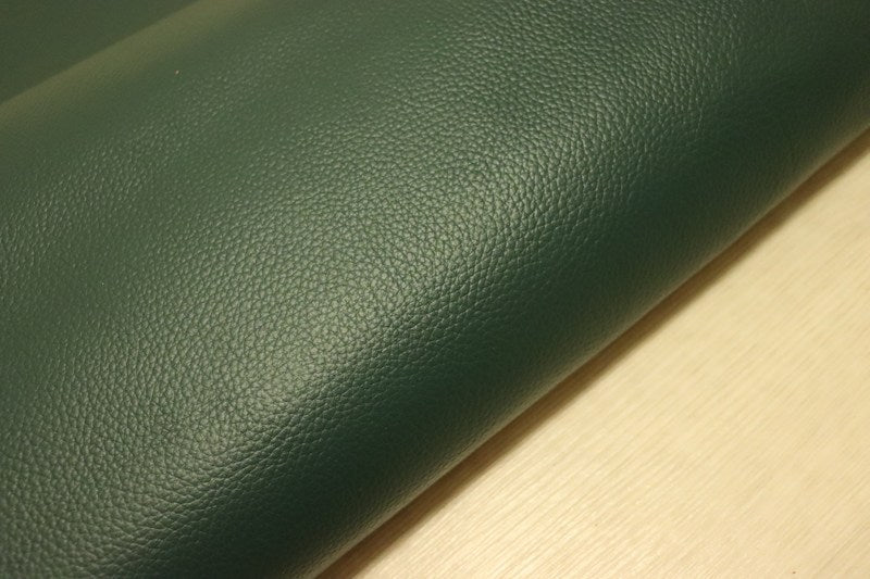 ds28円！[ダークグリーン]新入荷 国産 牛革 姫路レザー クロム革 シボ型押し 顔料仕上げ 200ds