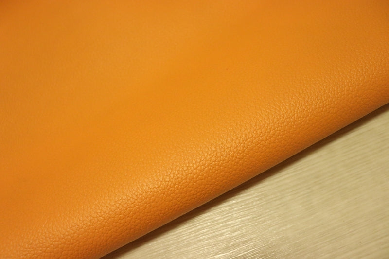 ds28円！[ナチュラルオレンジ]新入荷 国産 牛革 姫路レザー クロム革 シボ型押し 顔料仕上げ 200ds