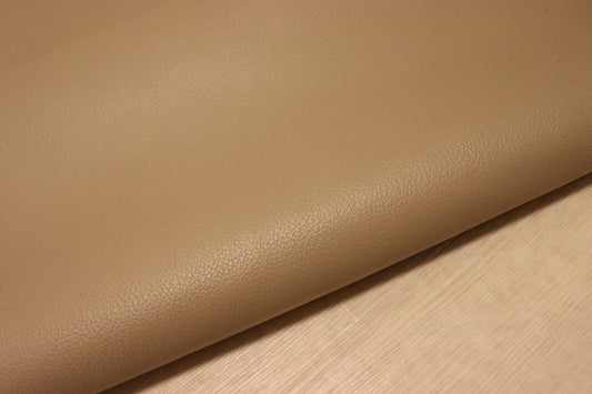 ds28円！[カフェオレ]新入荷 国産 牛革 姫路レザー クロム革 顔料仕上げ シボ型押し 200ds