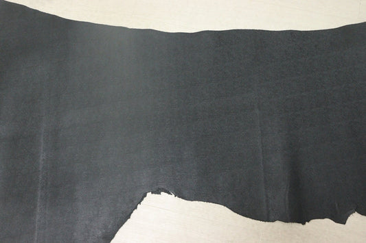 ds28円！[ブラック]新入荷 国産 牛革 姫路レザー クロム革 顔料仕上げ 絹目型押し 200ds