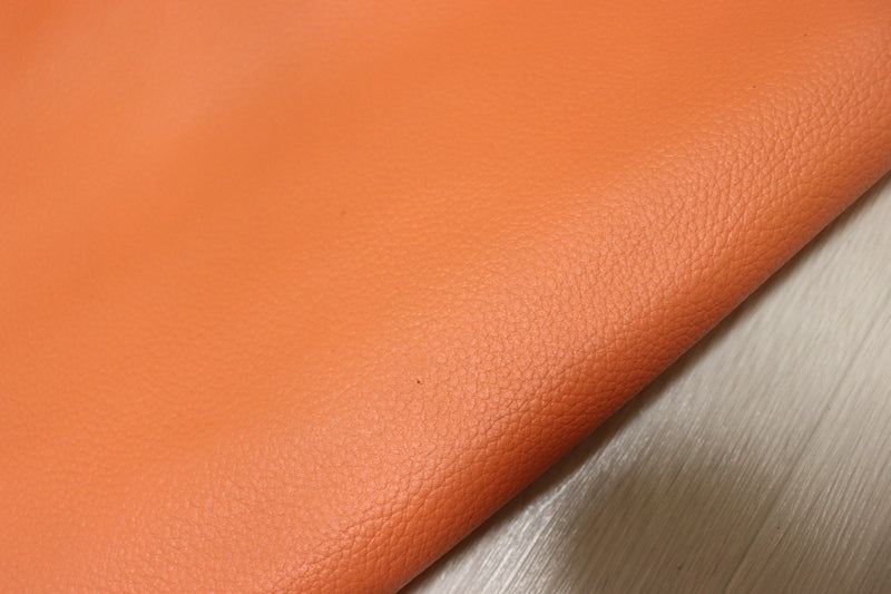 ds28円！[ナチュラルオレンジ]新入荷 国産 牛革 姫路レザー クロム革 シボ型押し 顔料仕上げ 200ds