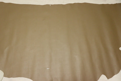 ds28円！[カフェオレ]新入荷 国産 牛革 姫路レザー クロム革 シボ型押し 顔料仕上げ 200ds