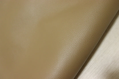 ds28円！[カフェオレ]新入荷 国産 牛革 姫路レザー クロム革 シボ型押し 顔料仕上げ 200ds