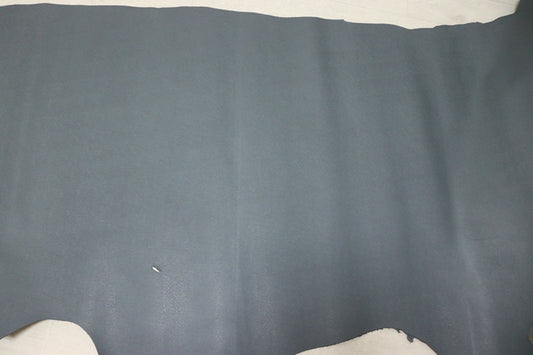 ds28円！[ブルーグレー系]新入荷 国産 牛革 姫路レザー クロム革 絹目型押し 203ds