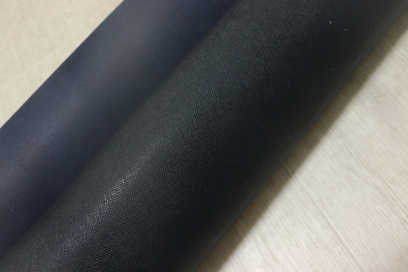 ds28円！[ネイビー]新入荷 国産 牛革 姫路レザー クロム革 顔料仕上げ 絹目型押し 206ds