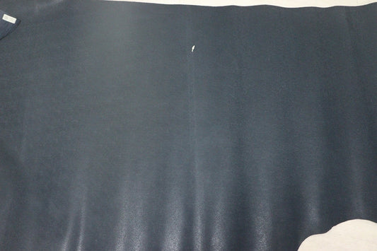 ds28円！[ネイビー]新入荷 国産 牛革 姫路レザー クロム革 顔料仕上げ 絹目型押し 206ds