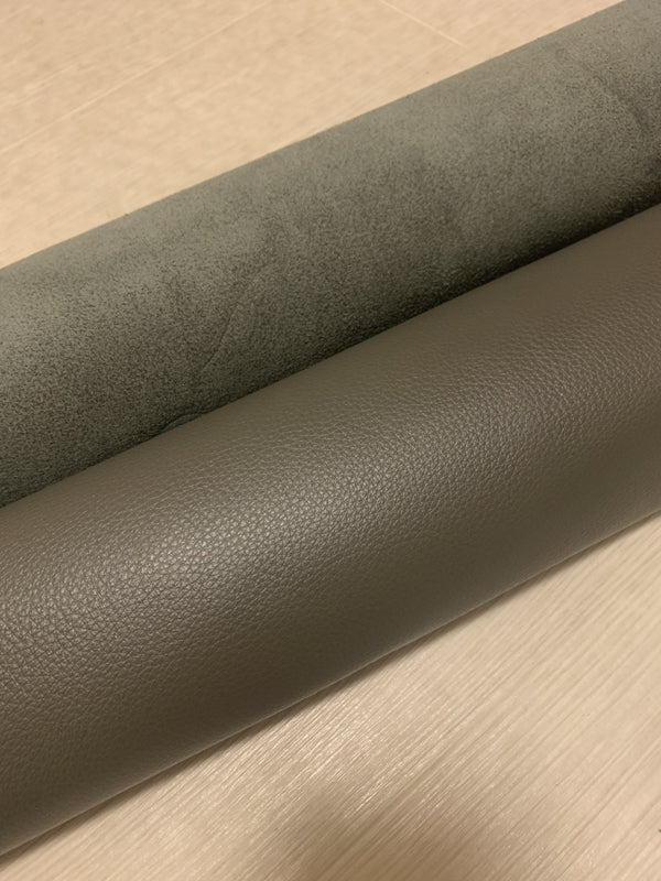 ds28円！[ダークグレー]新入荷 イタリアンレザー 牛革 クロム革 シュリンク加工 207ds