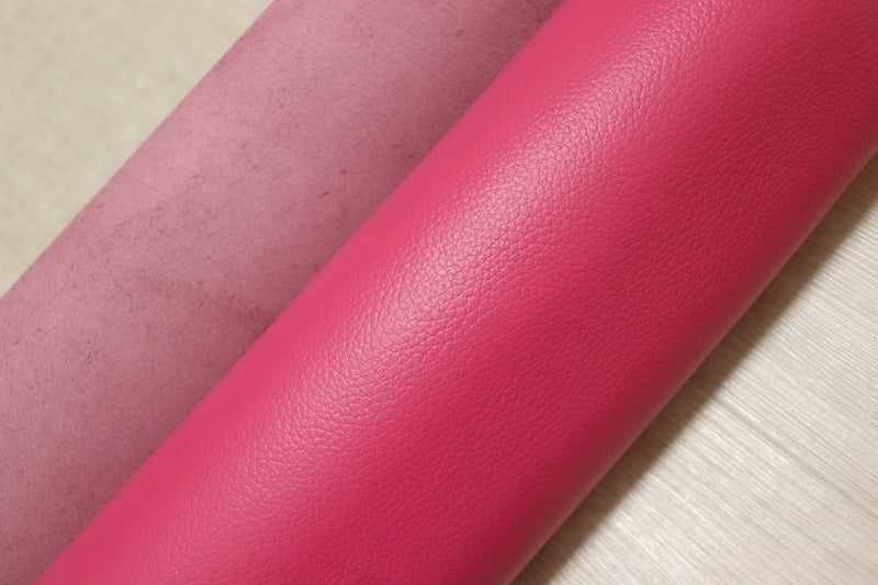 ds28円！[ローズピンク]新入荷 国産 牛革 姫路レザー クロム革 シボ型押し 208ds
