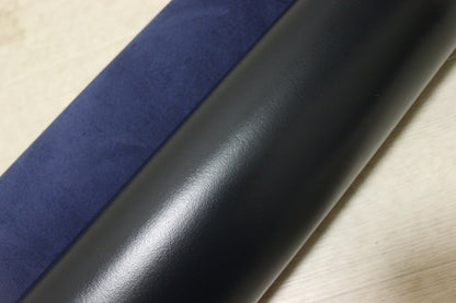 ds28円！[中艶ネイビー]新入荷 国産 牛革 姫路レザー クロム革 顔料仕上げ 208ds