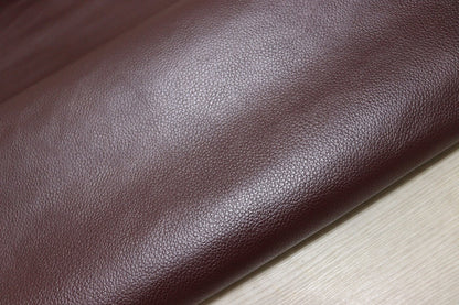 ds28円！[パールワイン]新入荷 国産 牛革 姫路レザー クロム革 シボ型押し 顔料仕上げ 210ds