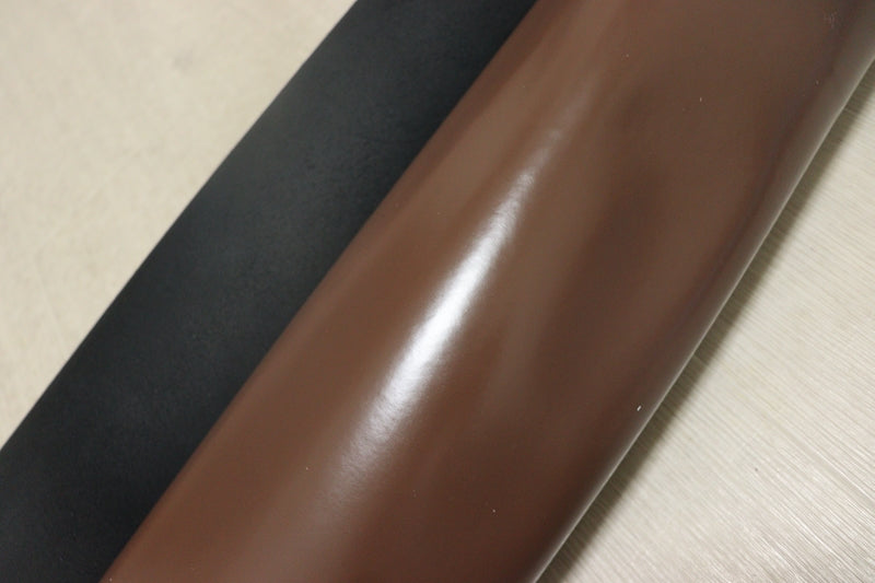 ds28円！[チョコブラウン]新入荷 国産 牛革 姫路レザー クロム革 ガラス加工 211ds