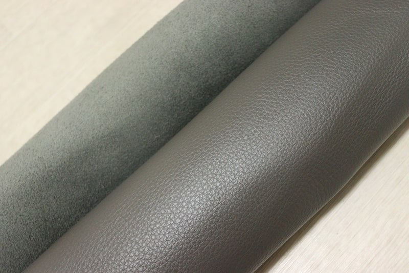 ds28円！[ダークグレー]新入荷 イタリアンレザー 牛革 クロム革 シュリンク加工 212ds