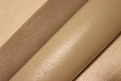 ds28円！[サンドベージュ]新入荷 イタリアンレザー 牛革 クロム革 弱シュリンク加工 217ds