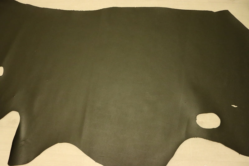ds28円！[ダークグレー]新入荷 国産 牛革 姫路レザー クロム革 シボ型押し 顔料仕上げ 220ds