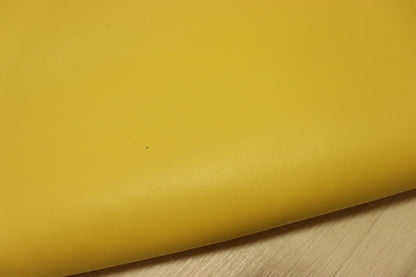 ds28円！[イエロー]新入荷 国産 牛革 姫路レザー クロム革 スムース加工 顔料仕上げ 220ds
