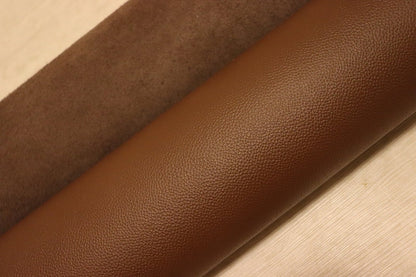 ds28円！[チョコブラウン]新入荷 国産 牛革 姫路レザー クロム革 シボ型押し 220ds