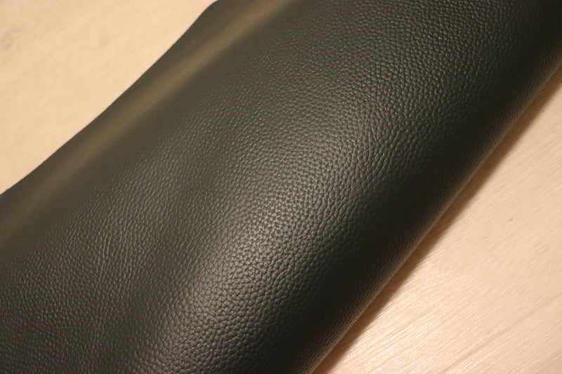 ds28円！[ダークグリーン系]新入荷 国産 牛革 クロム革 シボ型押し 顔料仕上げ 220ds