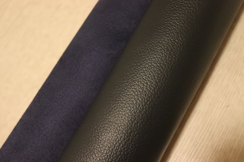 ds28円！[ネイビー]新入荷 国産 牛革 姫路レザー クロム革 顔料仕上げ シボ型押し 220ds