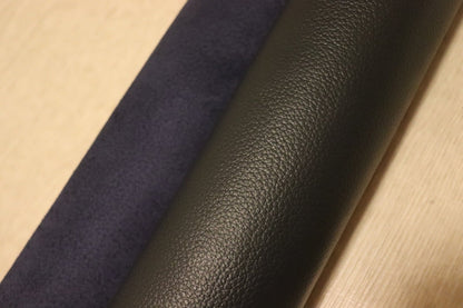 ds28円！[ネイビー]新入荷 国産 牛革 姫路レザー クロム革 顔料仕上げ シボ型押し 220ds
