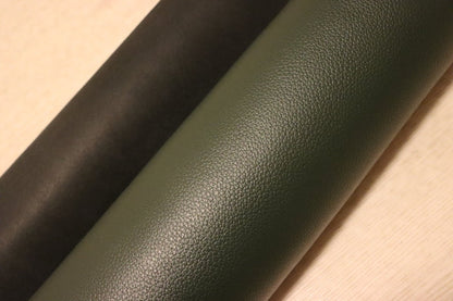 ds28円！[ダークグリーン]新入荷 国産 牛革 姫路レザー クロム革 シボ型押し 顔料仕上げ 220ds