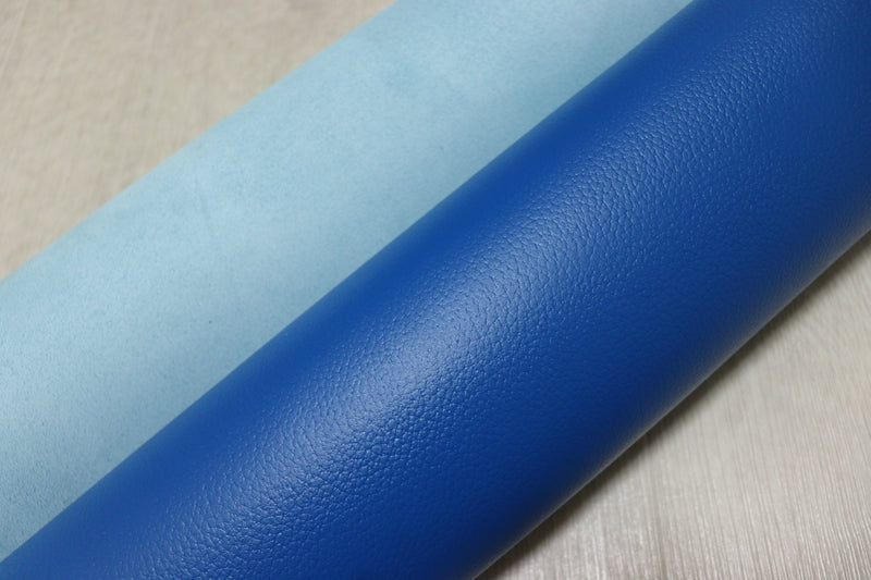 ds28円！[マリンブルー]新入荷 国産 牛革 姫路レザー クロム革 顔料仕上げ シボ型押し 220ds