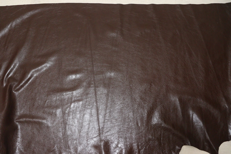 ds28円！[チョコブラウン]新入荷 国産 牛革 クロム革 カゼイン仕上げ 220ds