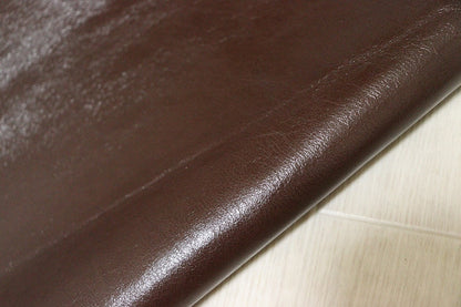 ds28円！[チョコブラウン]新入荷 国産 牛革 クロム革 カゼイン仕上げ 220ds