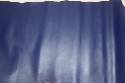 ds28円！[ダークブルー]新入荷 国産 牛革 姫路レザー クロム革 顔料仕上げ 220ds