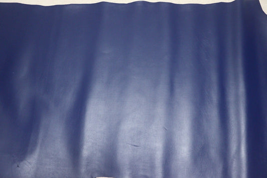 ds28円！[ダークブルー]新入荷 国産 牛革 姫路レザー クロム革 顔料仕上げ 220ds