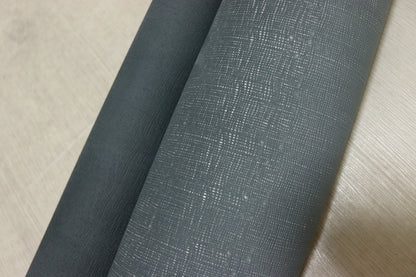 ds28円！[グレー]新入荷 国産 牛革 姫路レザー クロム革 エンボス加工 220ds