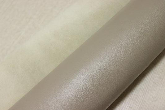 ds28円！[サンドベージュ]新入荷 国産 牛革 姫路レザー クロム革 顔料仕上げ シボ型押し 220ds