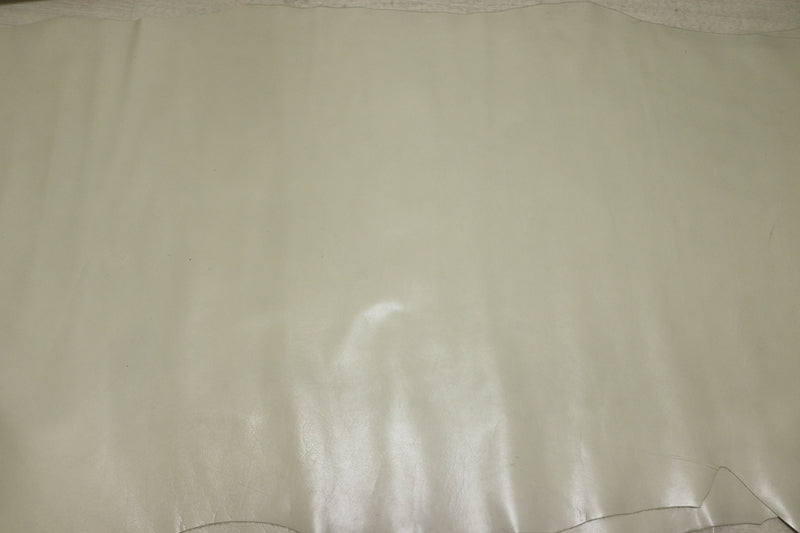 ds28円！[アイボリー]新入荷 国産 牛革 姫路レザー クロム革 スムース加工 220ds