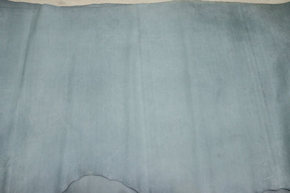 ds28円！[ライトブルー]新入荷 国産 牛革 姫路レザー クロム革 絹目型押し 吟すり加工 220ds