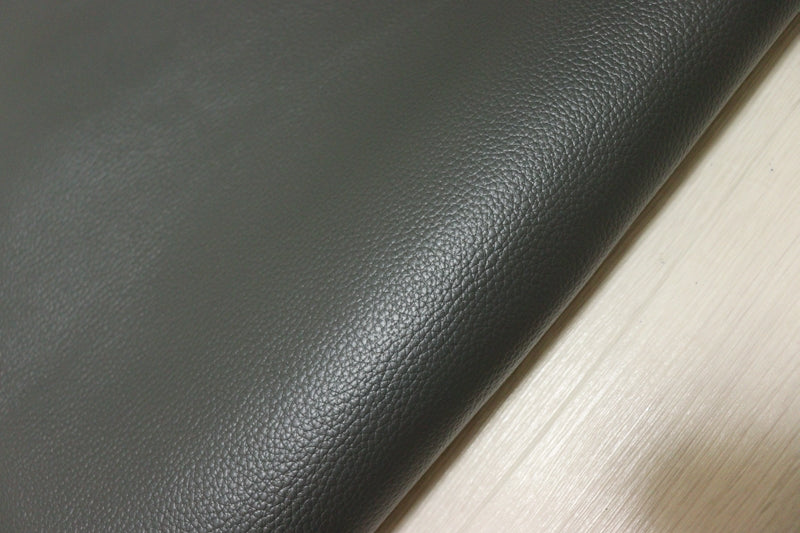 ds28円！[ダークグレー]新入荷 国産 牛革 姫路レザー クロム革 シボ型押し 顔料仕上げ 220ds