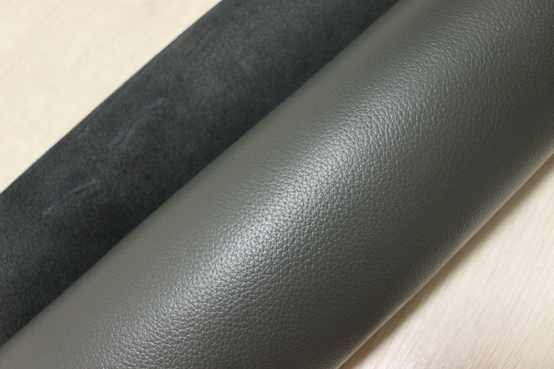 ds28円！[ダークグレー]新入荷 国産 牛革 姫路レザー クロム革 シボ型押し 顔料仕上げ 220ds