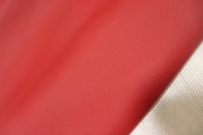 ds28円！[ダークレッド]新入荷 イタリアンレザー 牛革 クロム革 シボ型押し 顔料仕上げ 221ds