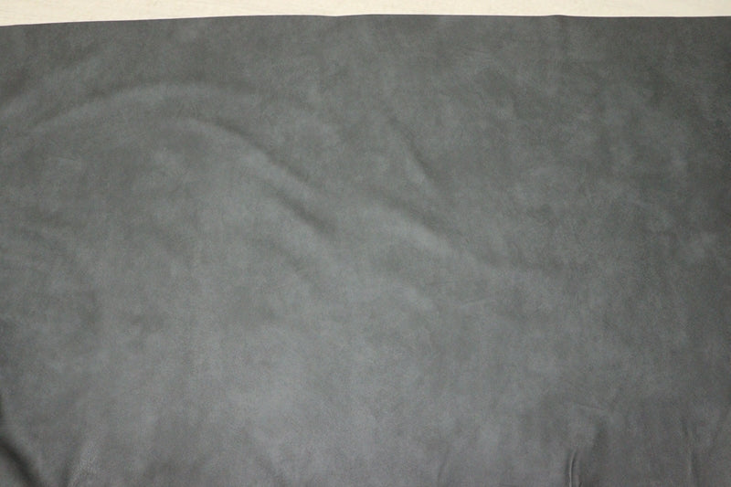 ds28円！[ダークグレー]新入荷 イタリアンレザー 牛革 クロム革 ムラ染加工 225ds
