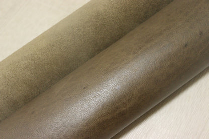 ds28円！[オリーブ]新入荷 イタリアンレザー 牛革 クロム革 スムース加工 やや訳あり 229ds