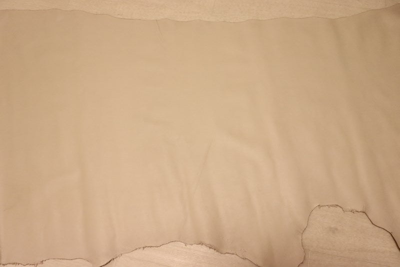 ds28円！[アイボリー]新入荷 国産 牛革 姫路レザー クロム革 スムース加工 顔料仕上げ 230ds
