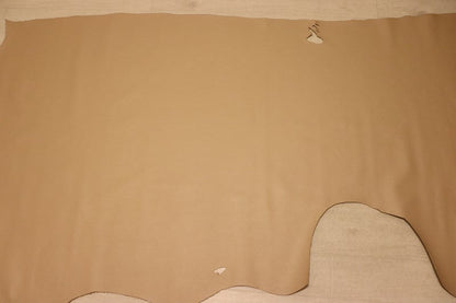 ds28円！[オークル]新入荷 国産 牛革 姫路レザー クロム革 シボ型押し 顔料仕上げ 230ds
