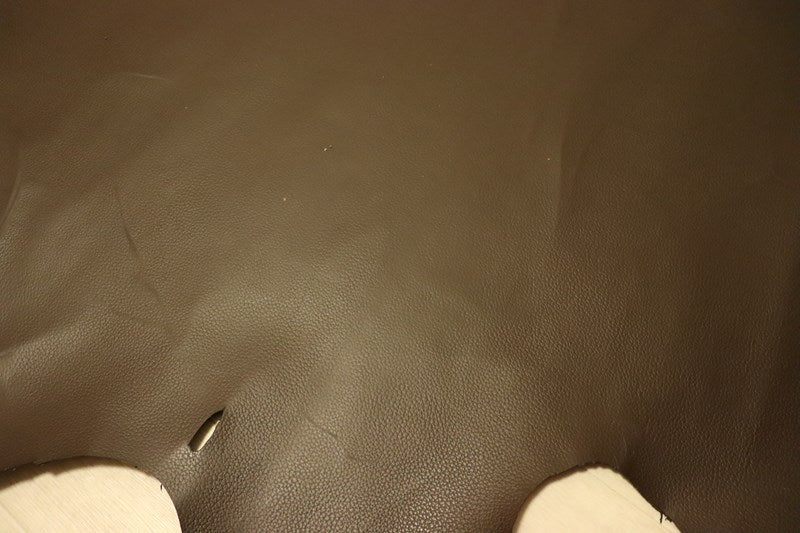 ds28円！[ビターブラウン]新入荷 国産 牛革 姫路レザー クロム革 シボ型押し 顔料仕上げ 230ds