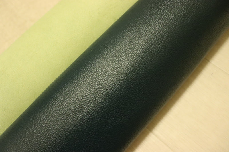 ds28円！[ダークピーコック]新入荷 国産 牛革 姫路レザー クロム革 シボ型押し 顔料仕上げ 230ds