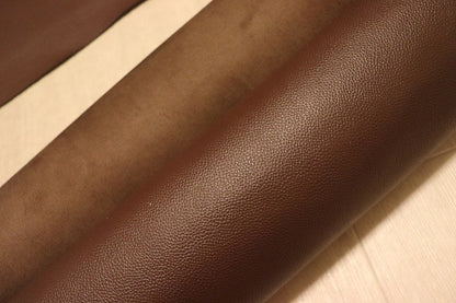 ds28円！[チョコブラウン]新入荷 国産 牛革 クロム革 シボ型押し 顔料仕上げ 230ds