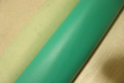 ds28円！新入荷！顔料仕上げ　エメラルドグリーン　シボ型押し　240ds