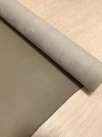 ds28円！[オリーブグレー]新入荷 国産 牛革 姫路レザー クロム革 シボ型押し 顔料仕上げ 230ds