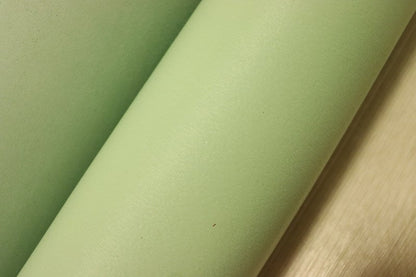 ds28円！[ミントグリーン]新入荷 国産 牛革 姫路レザー クロム革 ミズシボ型押し 顔料仕上げ 230ds